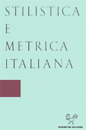 Stilistica e metrica italiana.